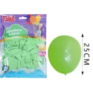 GLOBO LATEX 50U - 10" - 25CM FELIZ GROUP