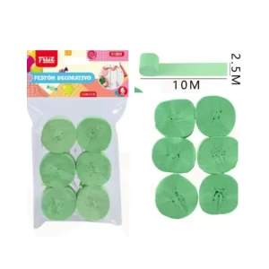 FESTON DECORATIVO 6U - 2,5CMx10M FELIZ GROUP