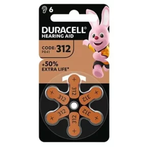 PILA AUDITIVA #312 DURACELL
