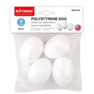 HUEVO PLUMAVIT 4 UNIDADES 60X45MM MOTARRO